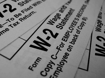 W-2 Form for Employee​ Wages